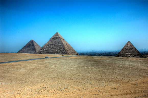 HDR of the Great Pyramids