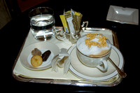 Everything is gold at Emirates Palace...even the toppings on cappuccinos!