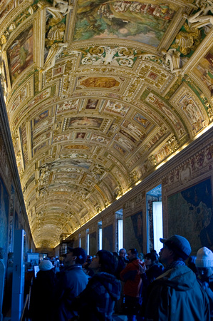 A very elaborate Vatican ceiling (one of many)