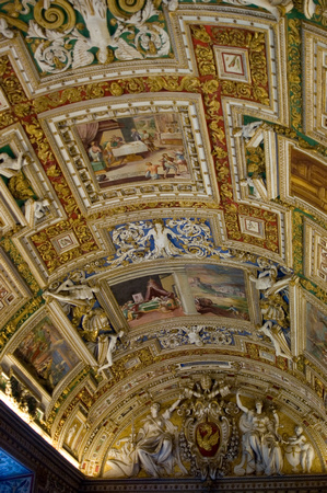 Glorious Vatican ceiling detail