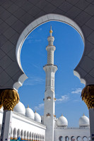 Minaret at Sheikh Zayed Grand Mosque