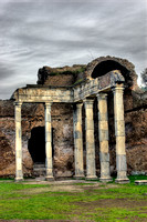 Surviving corner of columns at Hadrian's Villa