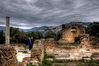 Ruins at Emperor Hadrian's Villa in Tivoli